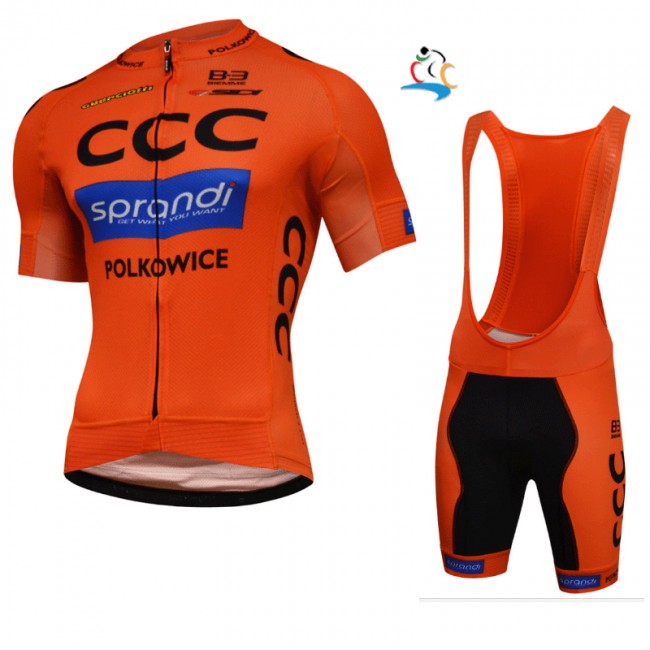 2017 CCC Sprandi Race Fahrradbekleidung Satz Radtrikot Kurzarm+Kurz Trägerhose 341ILBK 2017 CCC Sprandi Race Fahrradbekleidung Satz Radtrikot Kurzarm+Kurz Trägerhose 341ILBK