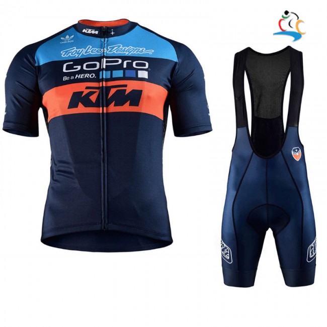 2017 KTM Blau-Orange Fahrradbekleidung Satz Radtrikot Kurzarm+Kurz Trägerhose 388MQFU 2017 KTM Blau-Orange Fahrradbekleidung Satz Radtrikot Kurzarm+Kurz Trägerhose 388MQFU