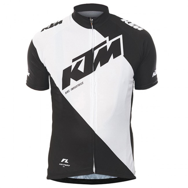 2017 KTM Radtrikot Kurzarm Weiß Schwarz 954OJCV 2017 KTM Radtrikot Kurzarm Weiß Schwarz 954OJCV