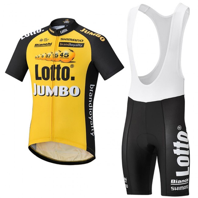 2017 LOTTO JUMBO Fahrradbekleidung Satz Radtrikot Kurzarm+Kurz Trägerhose 778ZBNH 2017 LOTTO JUMBO Fahrradbekleidung Satz Radtrikot Kurzarm+Kurz Trägerhose 778ZBNH