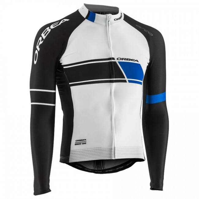 2017 Orbea Pro Radtrikot Langarm Weiß Schwarz Blau 960PQXJ 2017 Orbea Pro Radtrikot Langarm Weiß Schwarz Blau 960PQXJ