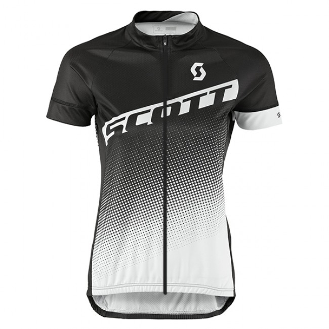 2017 Scott Damen Schwarz Weiß Radtrikot Kurzarm 399JYVU 2017 Scott Damen Schwarz Weiß Radtrikot Kurzarm 399JYVU