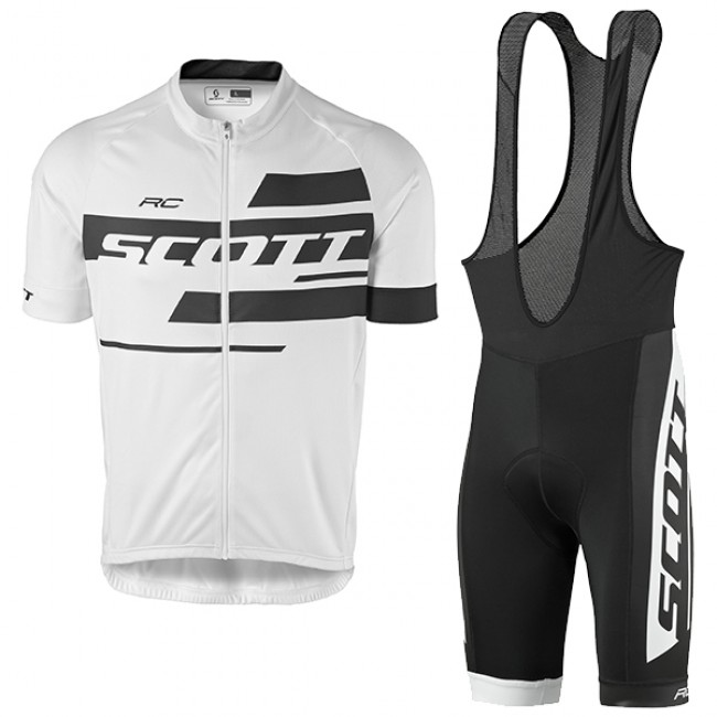 2017 Scott Rc Weiß Schwarz Fahrradbekleidung Satz Radtrikot Kurzarm+Kurz Trägerhose vente 688ZCSX 2017 Scott Rc Weiß Schwarz Fahrradbekleidung Satz Radtrikot Kurzarm+Kurz Trägerhose vente 688ZCSX