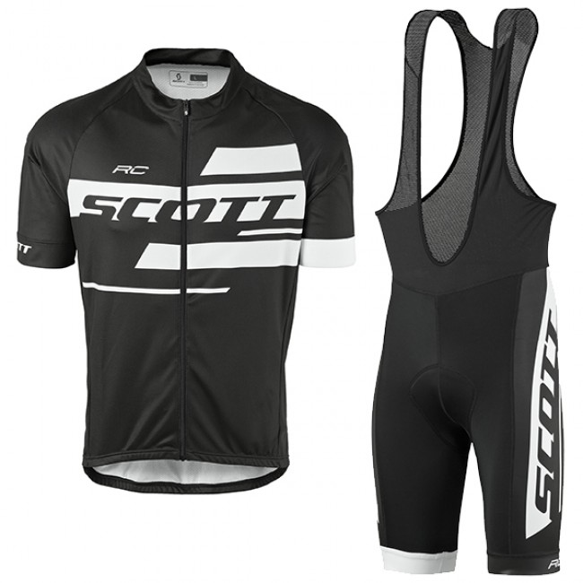 2017 Scott Rc Schwarz-Weiß Fahrradbekleidung Satz Radtrikot Kurzarm+Kurz Trägerhose 889GIKB 2017 Scott Rc Schwarz-Weiß Fahrradbekleidung Satz Radtrikot Kurzarm+Kurz Trägerhose 889GIKB